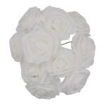 fleurs en rose artificielle pe foam pour decorations elegantes artificial flowers 361 1
