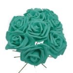 fleurs en rose artificielle pe foam pour decorations elegantes artificial flowers 415 1