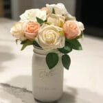 Fleurs En Rose Artificielle En Pe Foam Pour Décorations élégantes