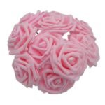 fleurs en rose artificielle pe foam pour decorations elegantes artificial flowers 947 1