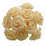 fleurs en rose artificielle pe foam pour decorations elegantes artificial flowers 949 1