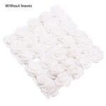 fleurs en rose artificielle pe foam pour decorations elegantes f01 white 10pcs 311 1