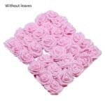 fleurs en rose artificielle pe foam pour decorations elegantes f03 light pink 10pcs 376 1