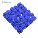 fleurs en rose artificielle pe foam pour decorations elegantes f10 royal blue 10pcs 335 1