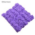 fleurs en rose artificielle pe foam pour decorations elegantes f16 purple 10pcs 535 1
