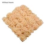 fleurs en rose artificielle pe foam pour decorations elegantes f22 dark champagne 776 1