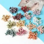 fleurs en soie artificielle 20pcs orchidee magnolia degrade 348 1