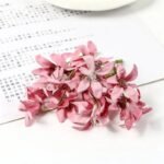 fleurs en soie artificielle 20pcs orchidee magnolia degrade rose red 10pcs 568 1