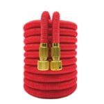 Flexible Et Résistant: Votre Jardin Avec Notre Tuyau D’eau - 1/2’’ / 25ft-7.5m Extended / Red