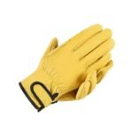 gants de travail en cuir dagneau protection et confort superieurs yellow gloves 134 1