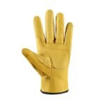 gants de travail en cuir dagneau protection et confort superieurs yellow gloves 357 1