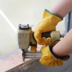 gants de travail en cuir dagneau protection et confort superieurs yellow gloves 395 1