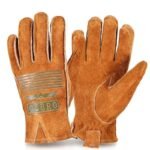 gants de travail en cuir vache extensibles a prise robuste coffee logo xl gloves 121 1