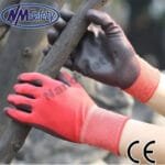 Gants De Travail En Nylon Avec Revêtement Pu Pour Travaux De Précision