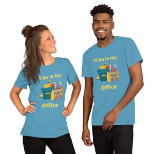 T-shirt De Bureau De Jardin En Coton Filé à L’anneau Doux Et Couleurs Chinées