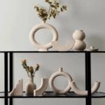 Vase D’art Moderne Abstrait Fait à La Main Pour Des Projets Créatifs De Bricolage Uniques