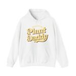 hoodie plant daddy confort ecologique et style pratique white s 194 1