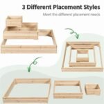 jardin dherbes en bois sureleve 3 niveaux pour votre united states raised beds 330 1