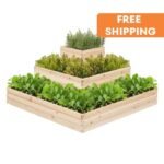 jardin dherbes en bois sureleve 3 niveaux pour votre united states raised beds 570 1