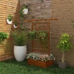 Jardin Potager Avec Treillis Pour Plantes Grimpantes