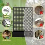 jardin sureleve en metal avec treillis resistant aux intemperies united states 539 1