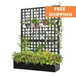 jardin sureleve en metal avec treillis resistant aux intemperies united states 575 1