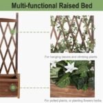 Jardin Surélevé En Pin Pour Légumes Et Herbes Fraîches