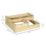 Jardin Vertical En Bois De Pin Avec Espace De Plantation Pour Balcon