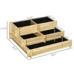 Jardin Vertical En Bois De Pin Avec Espace De Plantation Pour Balcon
