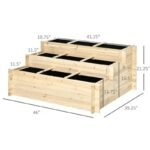 Jardin Vertical En Bois De Pin Avec Espace De Plantation Pour Balcon