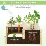 Jardin Vertical En Bois De Pin Avec Espace De Plantation Pour Balcon