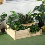 Jardin Vertical En Bois De Pin Avec Espace De Plantation Pour Balcon
