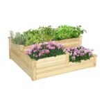 Jardin Vertical En Bois De Pin Avec Espace De Plantation Pour Balcon