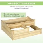Jardin Vertical En Bois De Pin Avec Espace De Plantation Pour Balcon