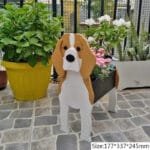 Joli Pot De Fleurs En Forme De Chien Pour Votre Jardin - 11