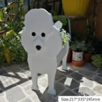 joli pot de fleurs en forme chien pour votre jardin 17 planting pots 233 1