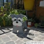 joli pot de fleurs en forme chien pour votre jardin 5 planting pots 753 1