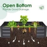 Kit De Jardin 3 En 1: Lit De Jardin Avec Mini Serre Démontable - états-unis