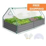kit de jardin 3 en 1 lit avec mini serre demontable united states raised garden bed 883 1