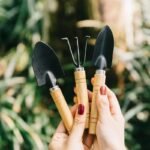 Kit De Jardinage Mini 3 Outils Avec Manche En Bois Antidérapant
