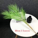 lifelike artificial palm leaves with bendable stems waterproof decor 80cm 5 694 Feuilles De Palmier Artificielles Réalistes Avec Tiges Pliables – Décoration Imperméable.