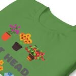 T-shirt léger aux couleurs chinées en mélange de coton et de polyester filé à l&rsquo;anneau