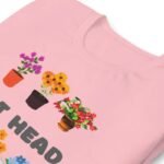 T-shirt léger aux couleurs chinées en mélange de coton et de polyester filé à l&rsquo;anneau