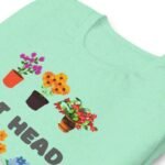 T-shirt léger aux couleurs chinées en mélange de coton et de polyester filé à l&rsquo;anneau