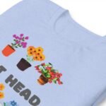 T-shirt léger aux couleurs chinées en mélange de coton et de polyester filé à l&rsquo;anneau