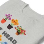 T-shirt léger aux couleurs chinées en mélange de coton et de polyester filé à l&rsquo;anneau