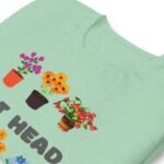 T-shirt léger aux couleurs chinées en mélange de coton et de polyester filé à l&rsquo;anneau