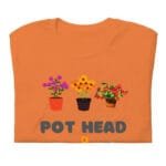 lightweight heather colors tee in ring spun cotton and polyester blend burnt orange xs 721 T-shirt Léger Aux Couleurs Chinées En Mélange De Coton Et De Polyester Filé à L’anneau