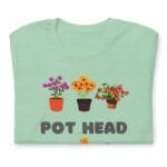 lightweight heather colors tee in ring spun cotton and polyester blend prism mint xs 838 T-shirt Léger Aux Couleurs Chinées En Mélange De Coton Et De Polyester Filé à L’anneau