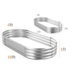 Lit De Jardin Surélevé En Métal Galvanisé Durable Et Esthétique